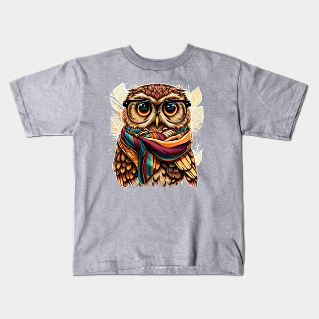 night owl Kids T-Shirt by Mailson